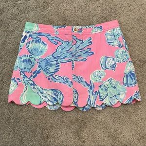 Lilly Pulitzer Collete Scallop Hem Knit Skort